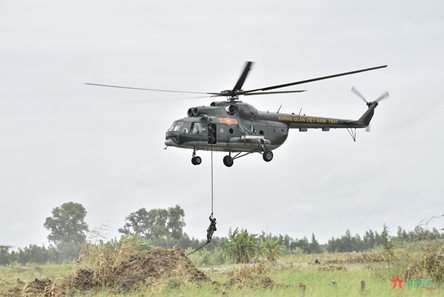 Hau Giang’s defensive area exercise wrapped up 